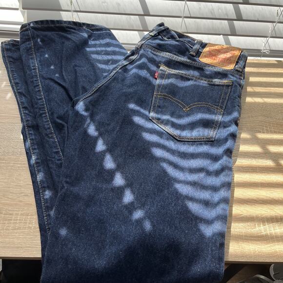 Levis 517 Jeans Mens 36x34 Blue Denim Boot Cut Western Classic Cowboy - Picture 1 of 7